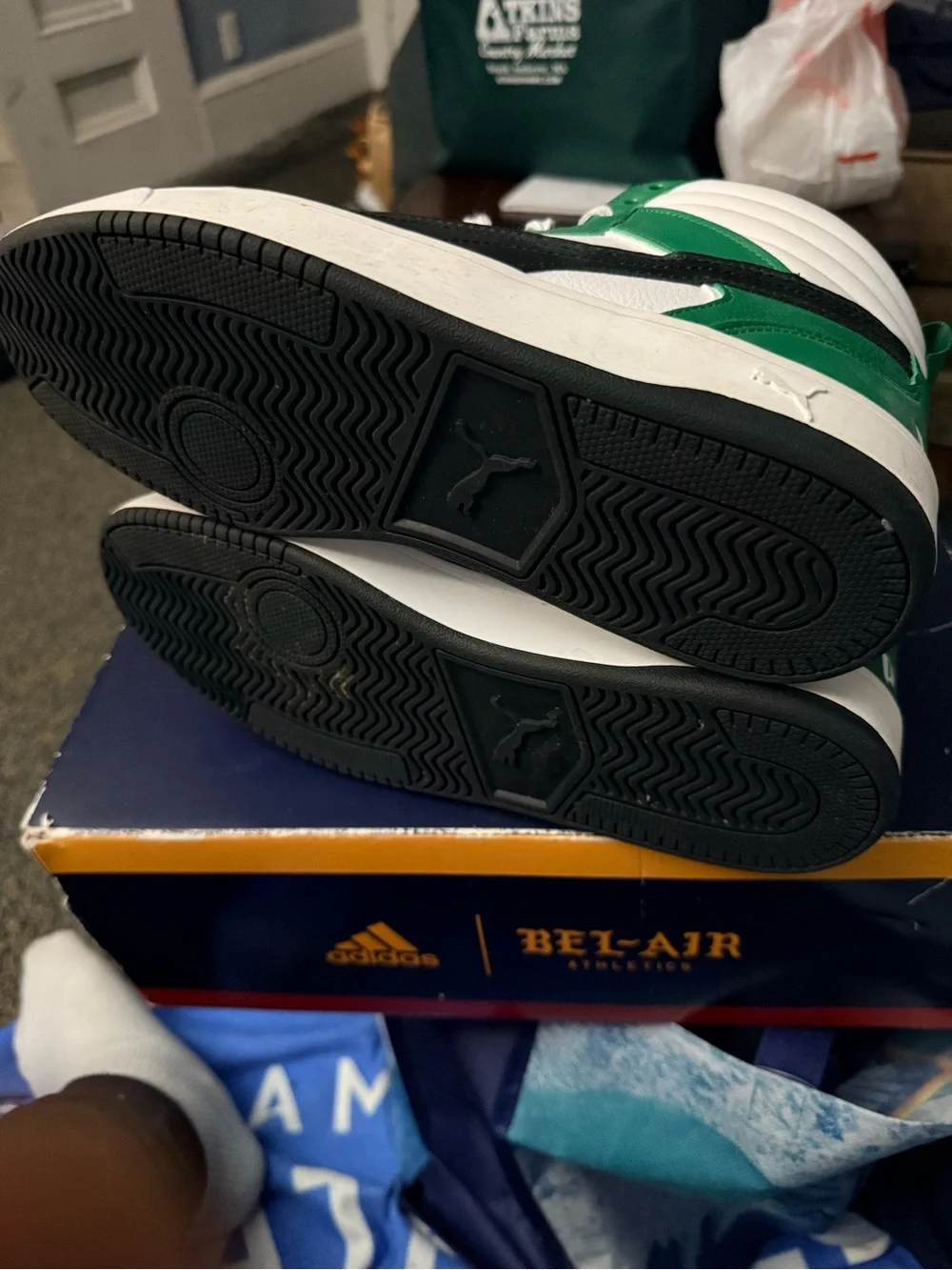 PUMA Men's Dribble Mid Sneakers